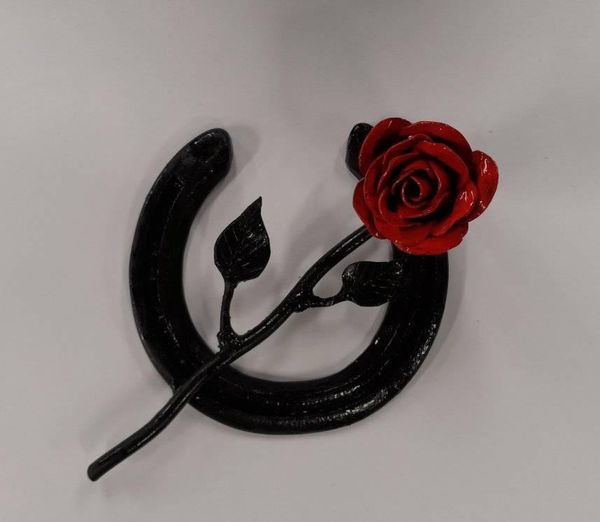 Rose and horse shoe