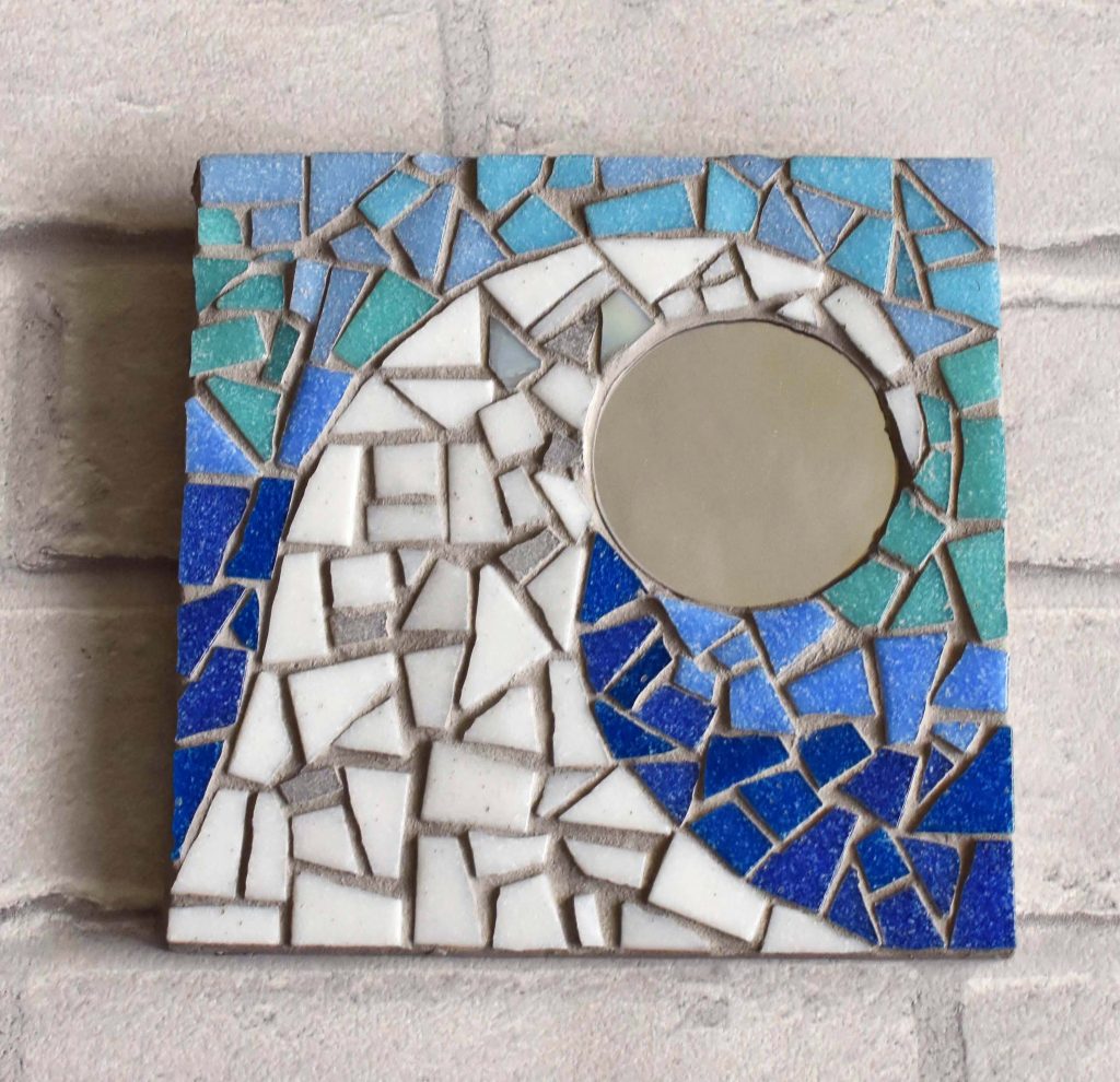 Seawave Mosaic Mirror