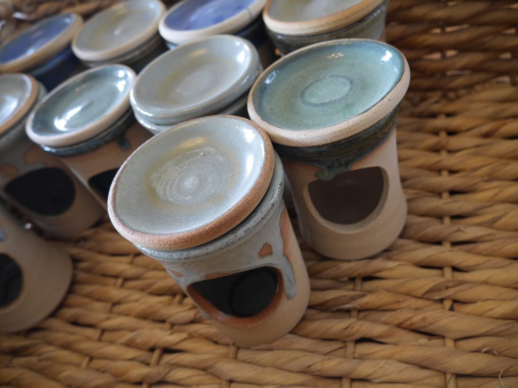 Handmade Unique Stoneware Oil/ Wax Melt Burners