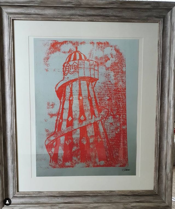 Helter skelter print