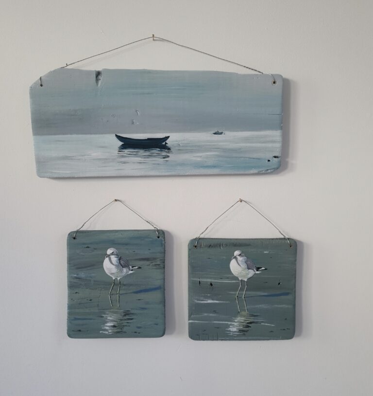 Seagulls  15cm x 15cm £25 each