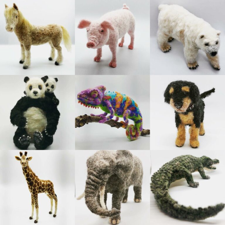 Needle Felted Animals