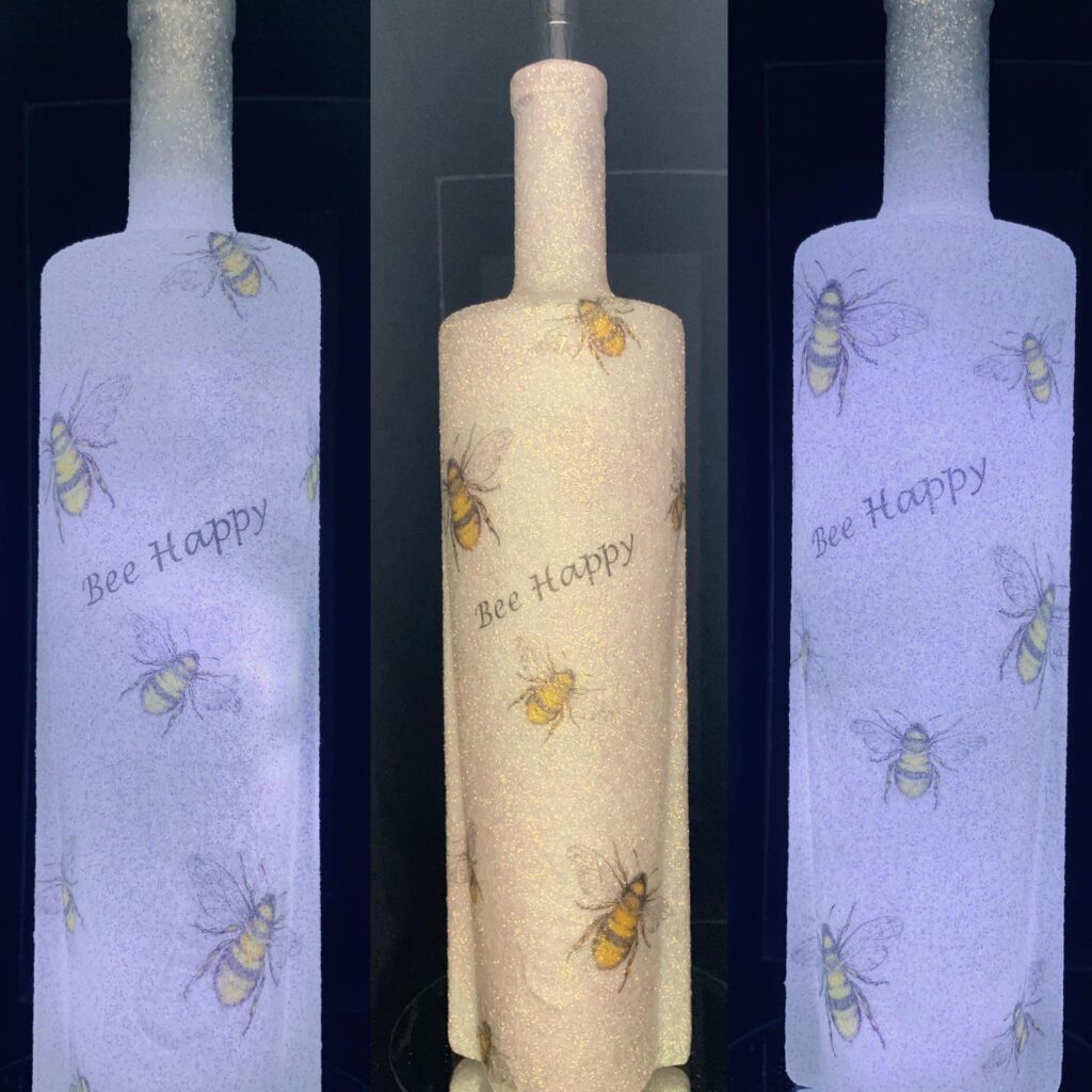 Upcycled Bottles Bees
