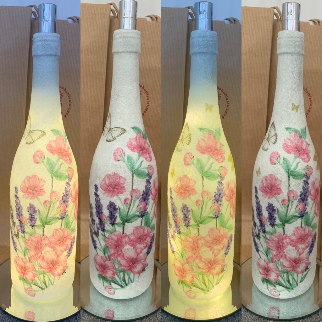 Upcycled Bottles Flowers