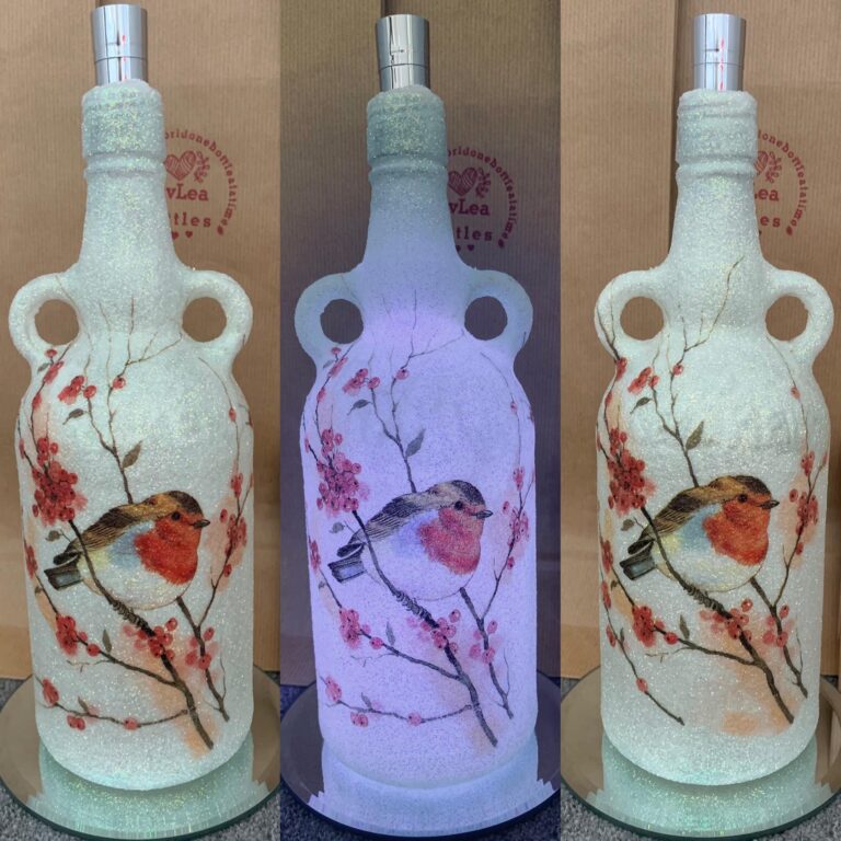 Upcycled Bottles Robin