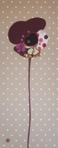 Polkadot Poppy (Purple Dotty Buttons)