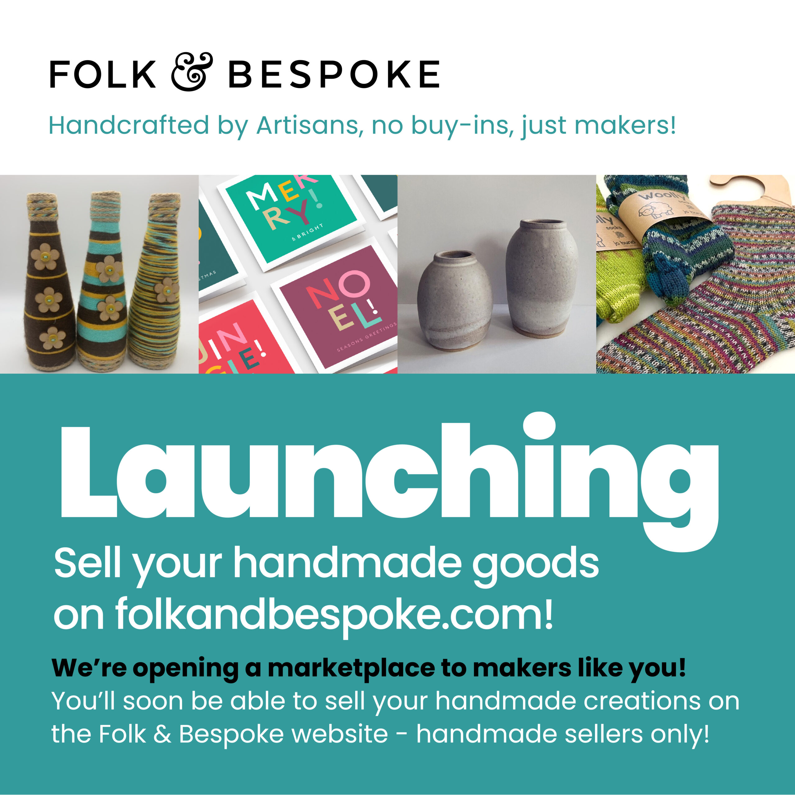 Launching…sell your handmade goods on Folk & Bespoke